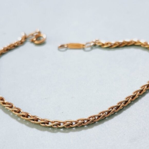 Tiffany & Co 18k Gold Weave Bracelet Woven Russian Style, Beautiful! Boxed - Picture 3 of 3